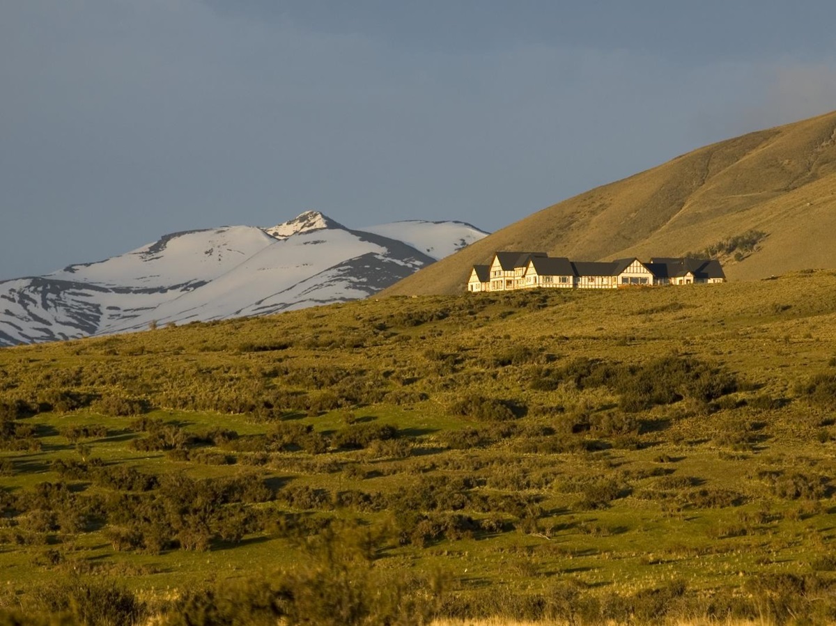 Distant view of the exterior of Eolo in Argentina