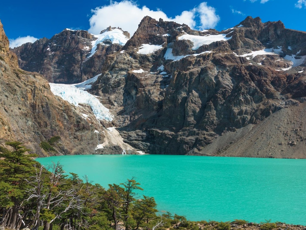Landscape surrounding Eolo in Argentina