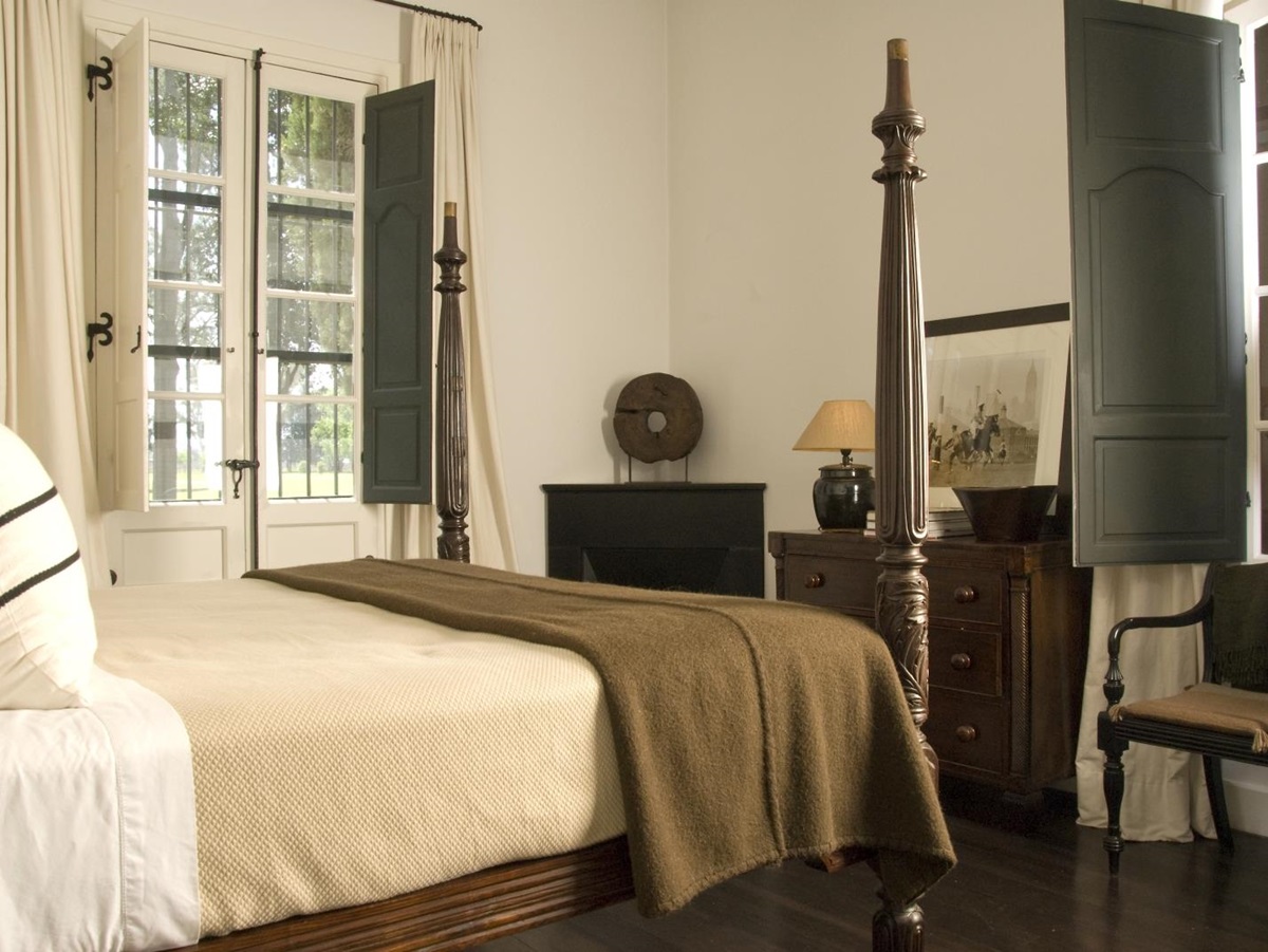 Bedroom at Estancia La Bamba de Areco in Argentina