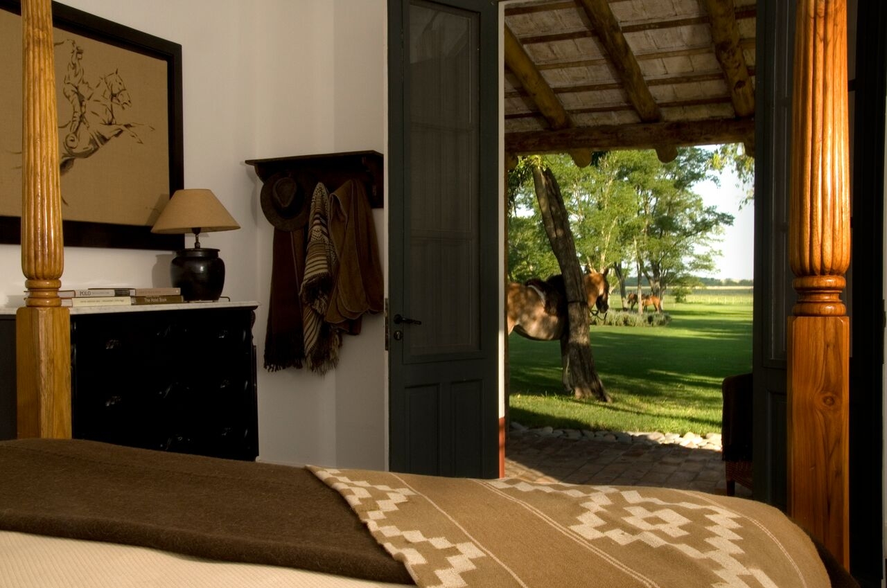 Bedroom at Estancia La Bamba de Areco in Argentina