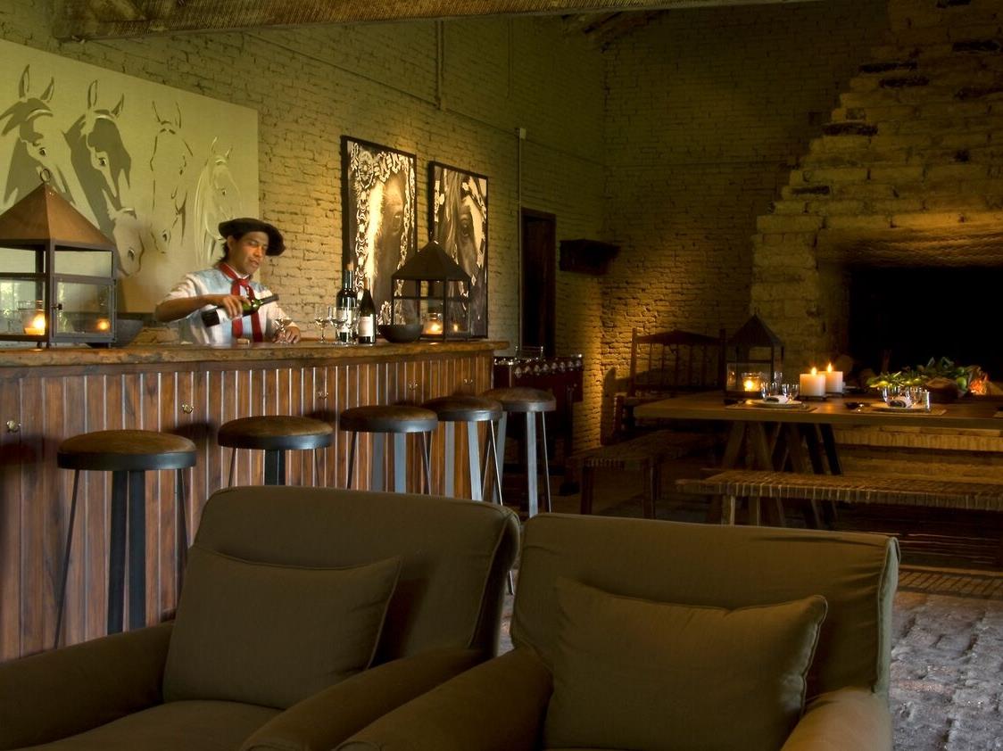 Dining at Estancia La Bamba de Areco in Argentina