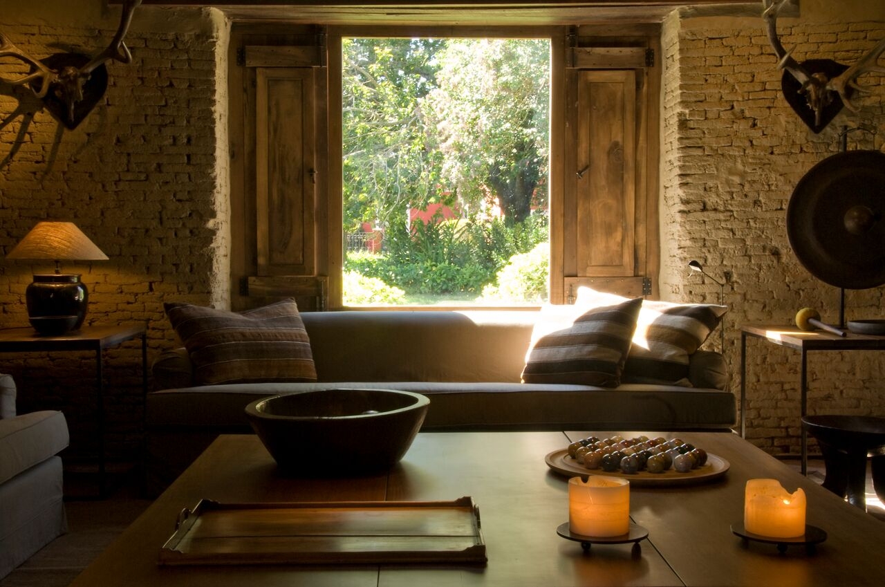 Lobby at Estancia La Bamba de Areco in Argentina