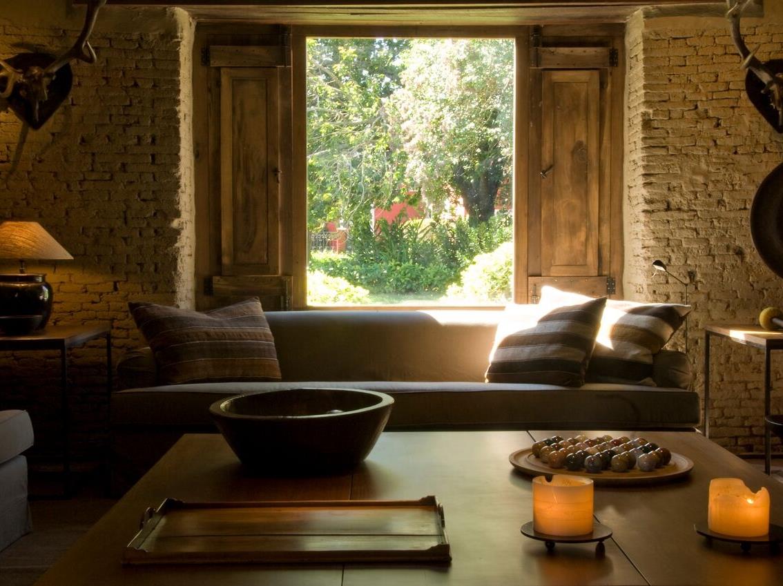 Lobby at Estancia La Bamba de Areco in Argentina