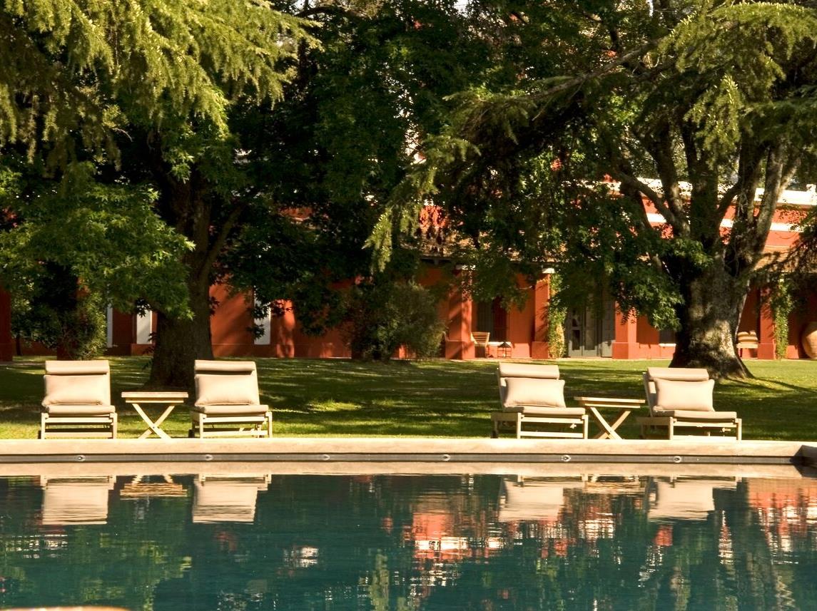 Pool at Estancia La Bamba de Areco in Argentina