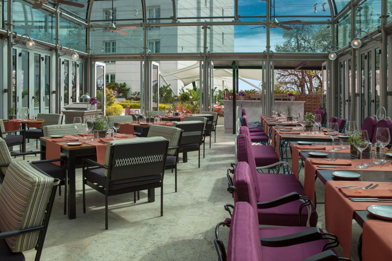 Conservatory restaurant at Four Seasons Buenos Aires in Argentina