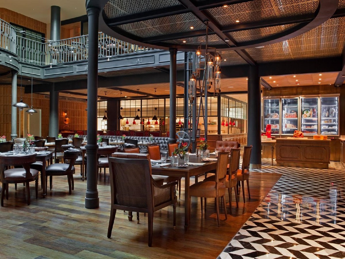 Restaurant at the Four Seasons hotel in Recoleta Buenos Aires