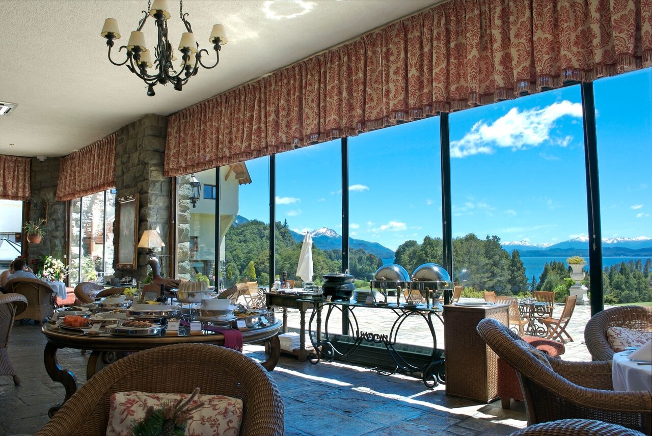 Dining at Llao Llao in Argentina