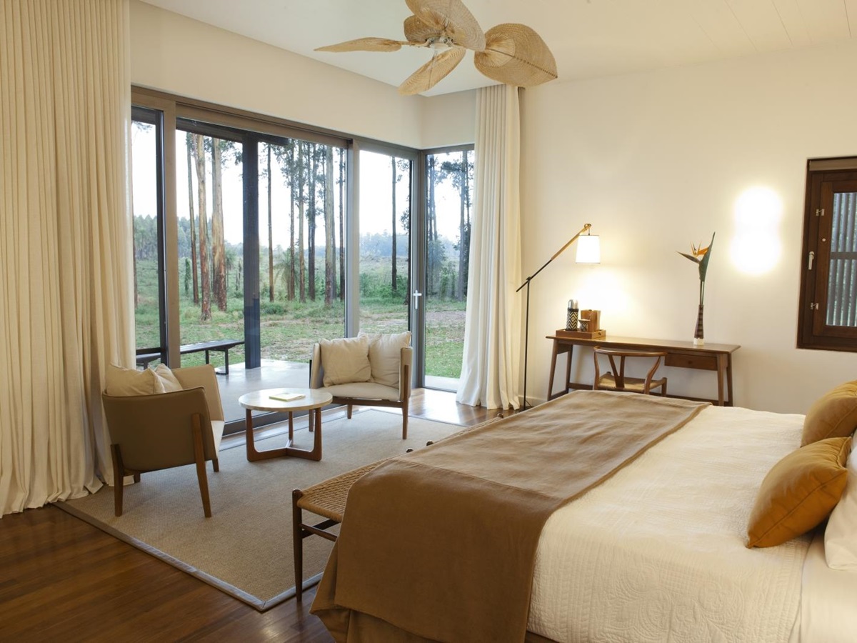 Bedroom at Puerto Valle Hotel de Esteros in Argentina