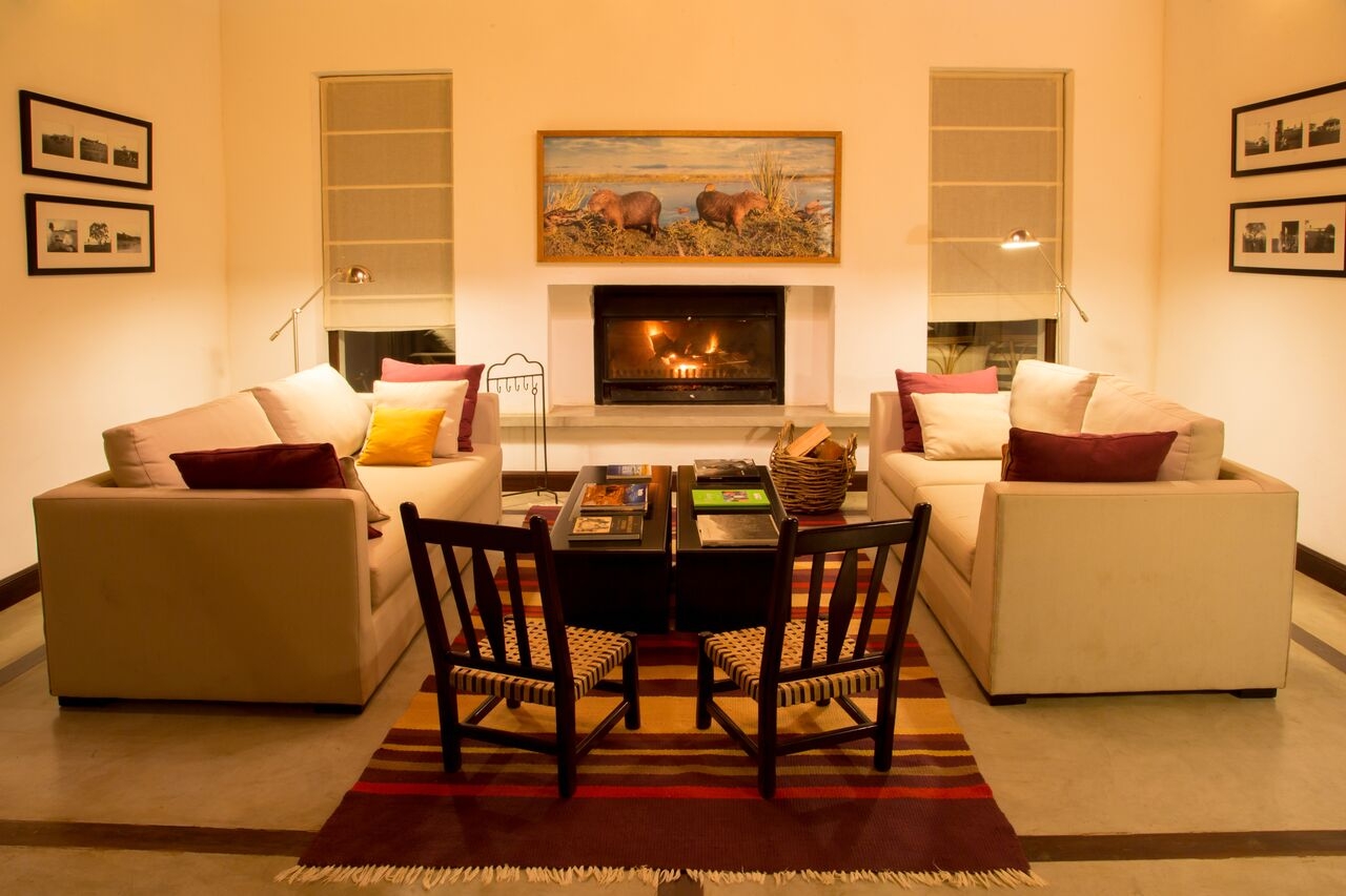 Lounge at Puerto Valle Hotel de Esteros in Argentina