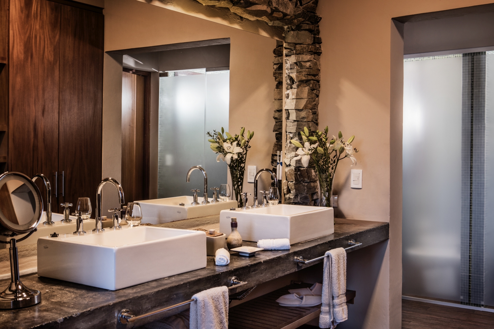 Bathroom at Cavas Wine Lodge in Argentina