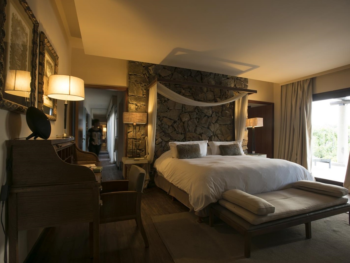 Bedroom at Cavas Wine Lodge in Argentina