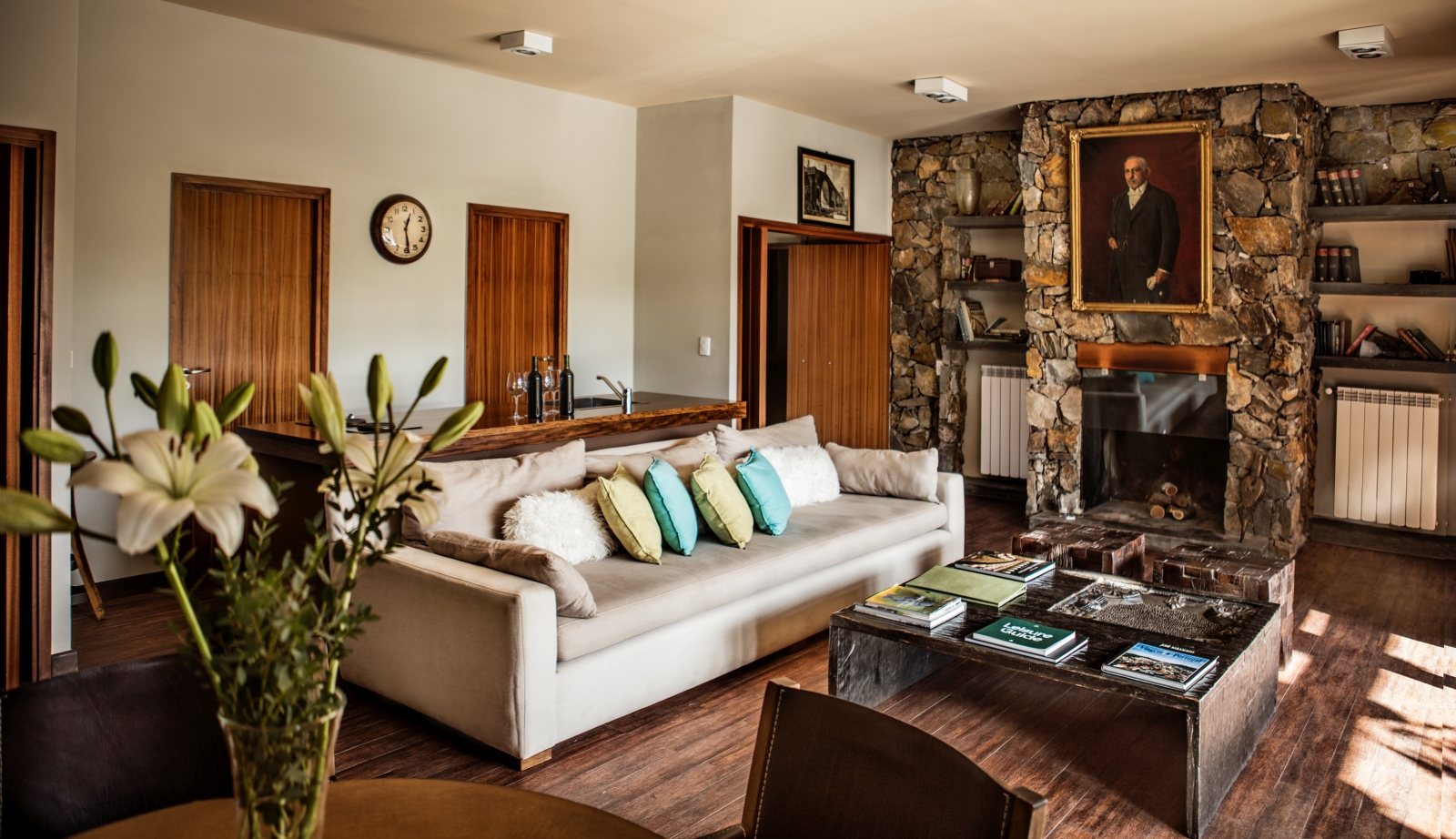 Lounge at Cavas Wine Lodge in Argentina