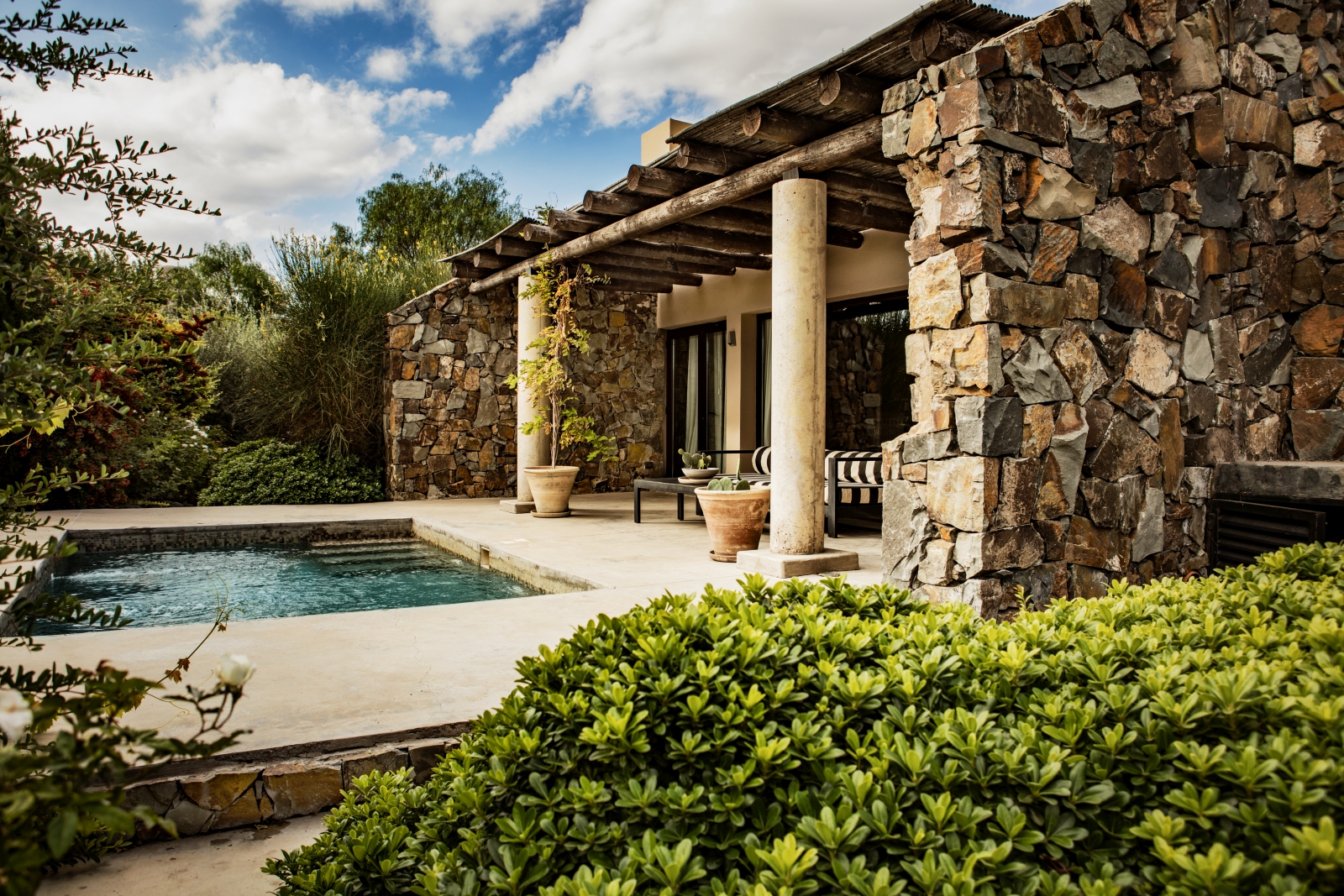 Pool at Cavas Wine Lodge in Argentina