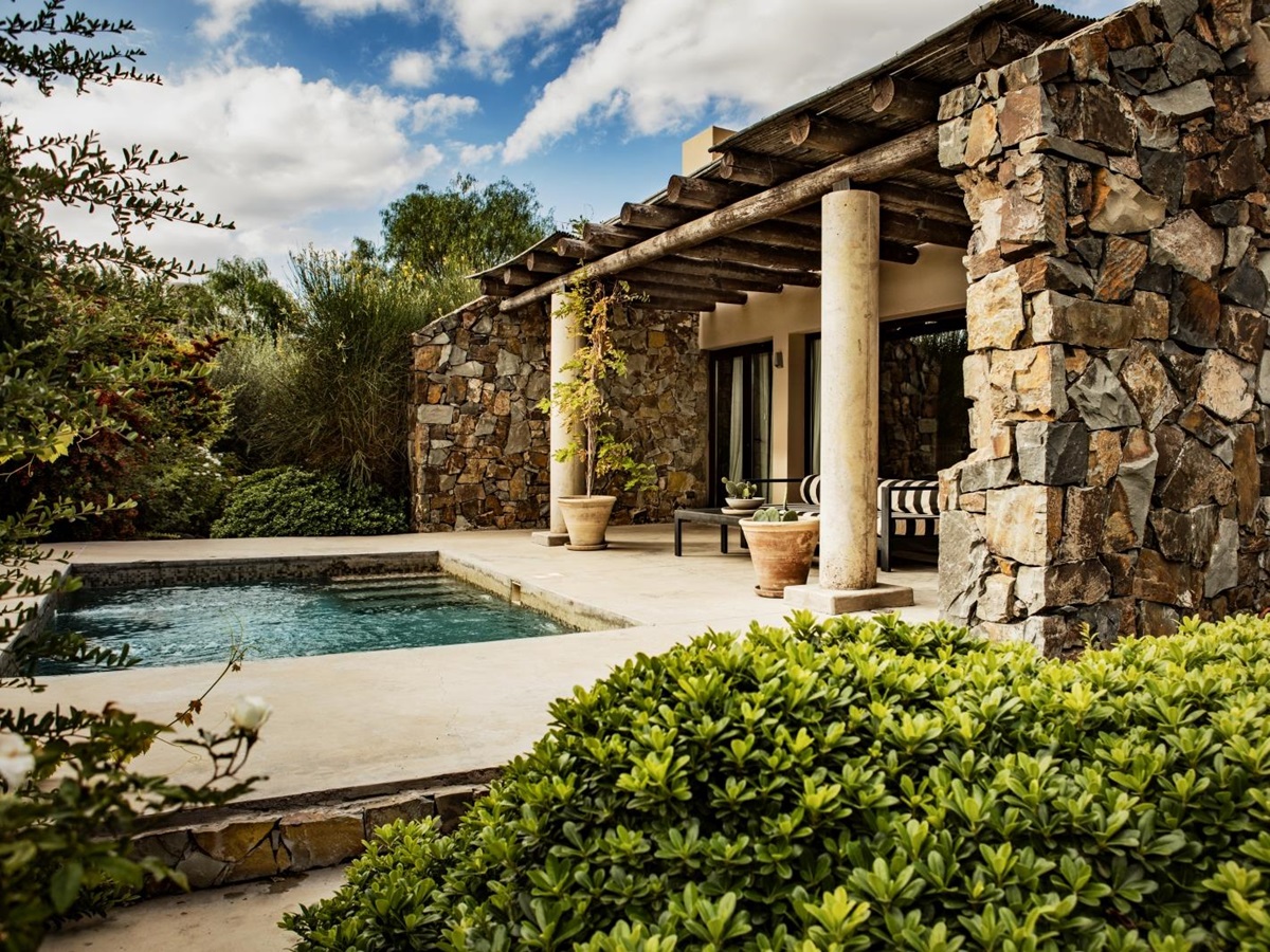 Pool at Cavas Wine Lodge in Argentina