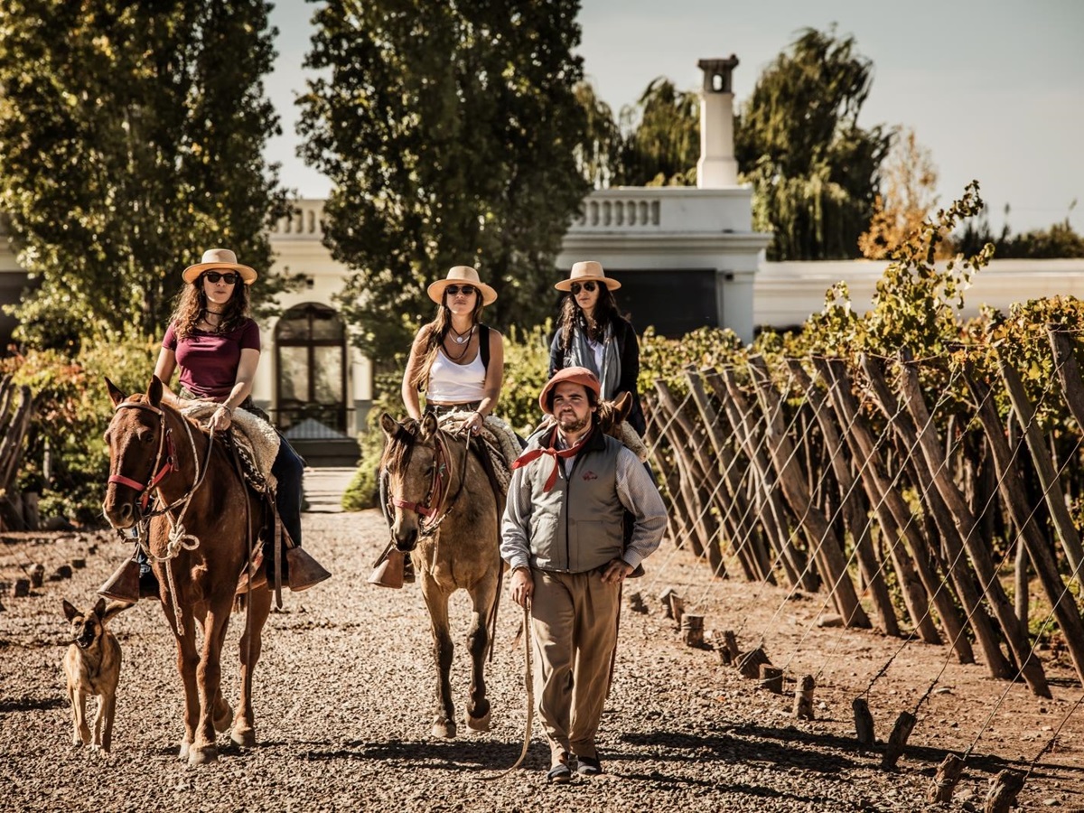 Riding at Cavas Wine Lodge in Argentina