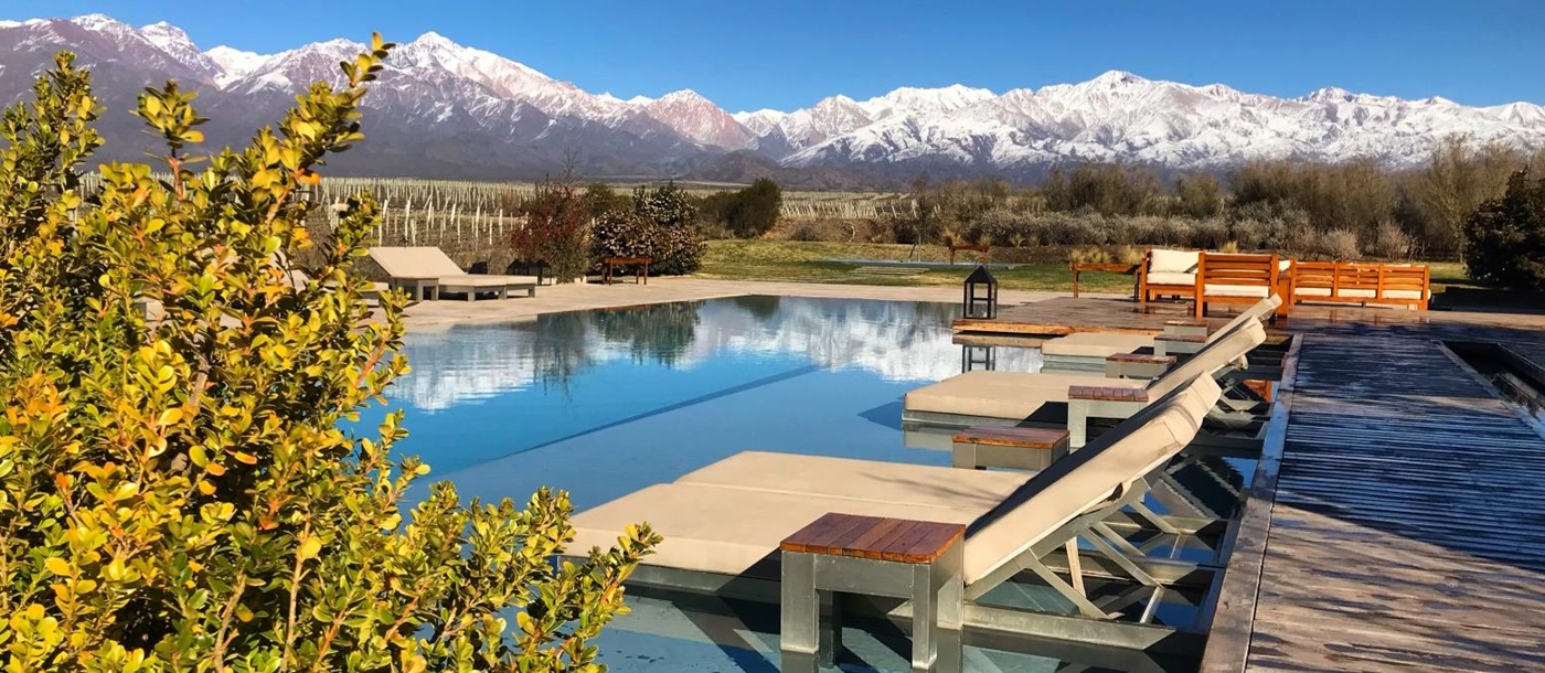 Pool at The Vines in Argentina