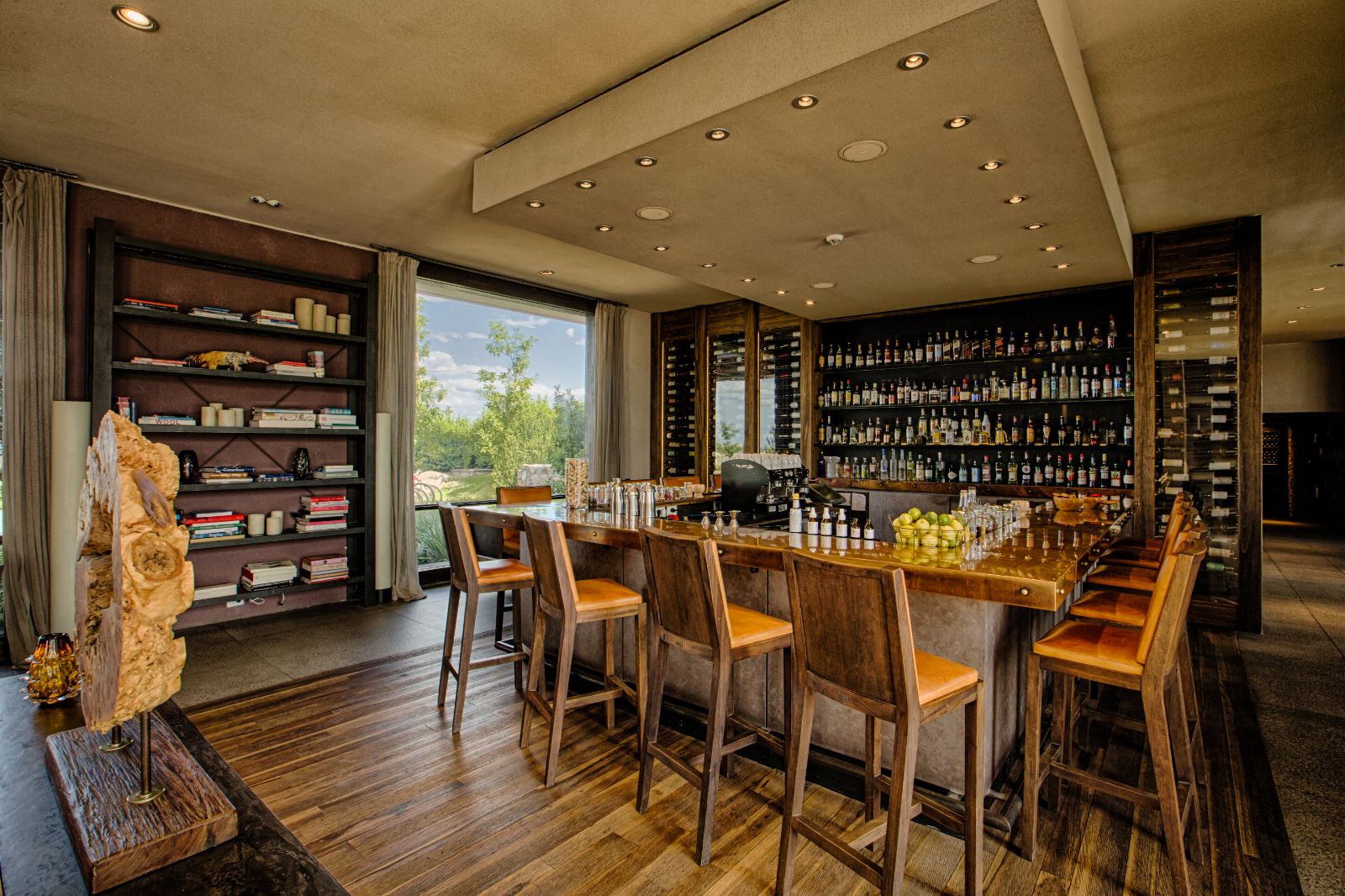 Wine bar at The Vines Resort & Spa in Argentina's Uco Valley