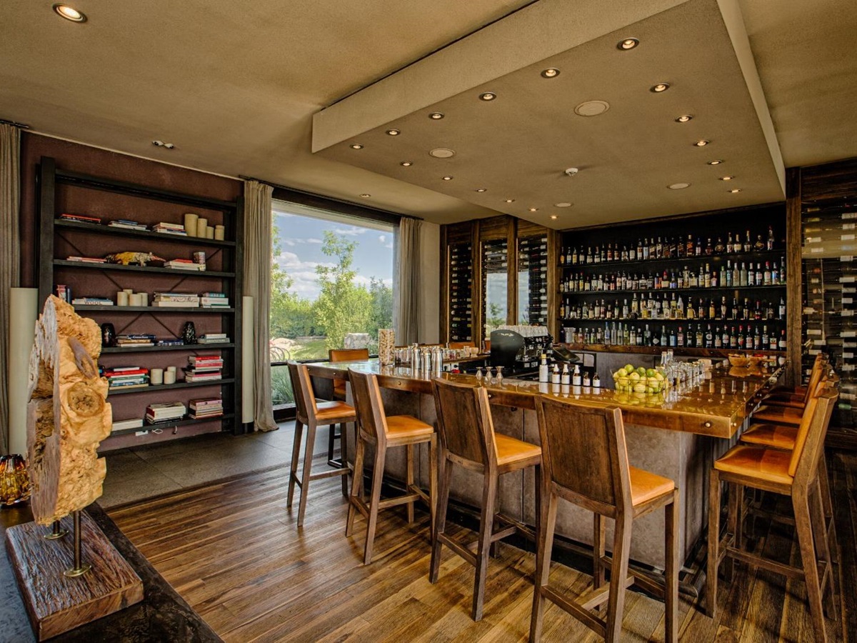 Wine bar at The Vines Resort & Spa in Argentina's Uco Valley