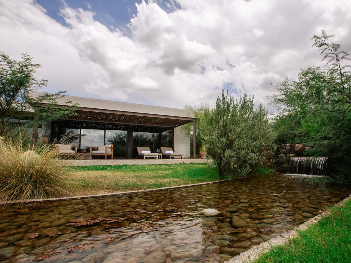 Exterior view of a one bed villa at The Vines Resort & Spa in Argentina's Uco Valley