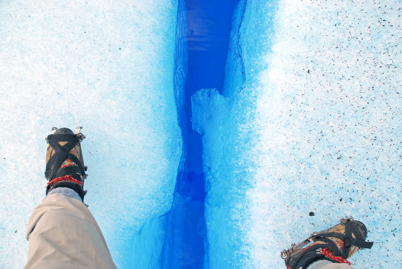 Walking over the Perito Moreno Glacier