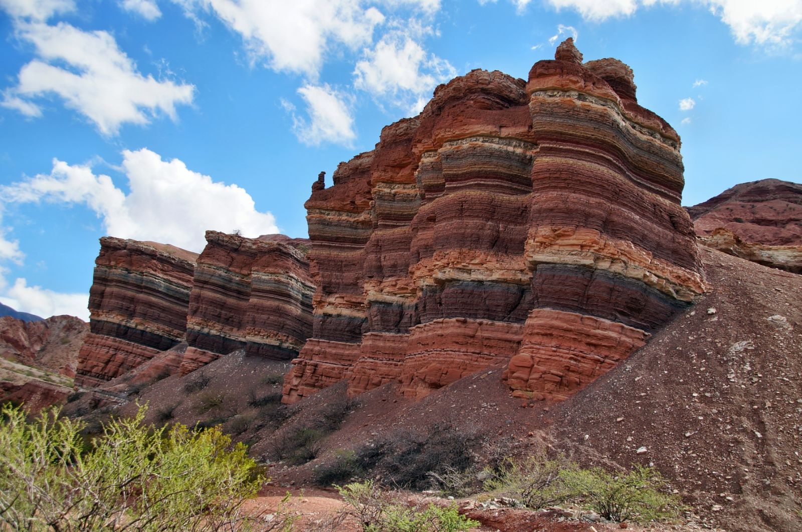 Rocky landscape in Salta, Argentina