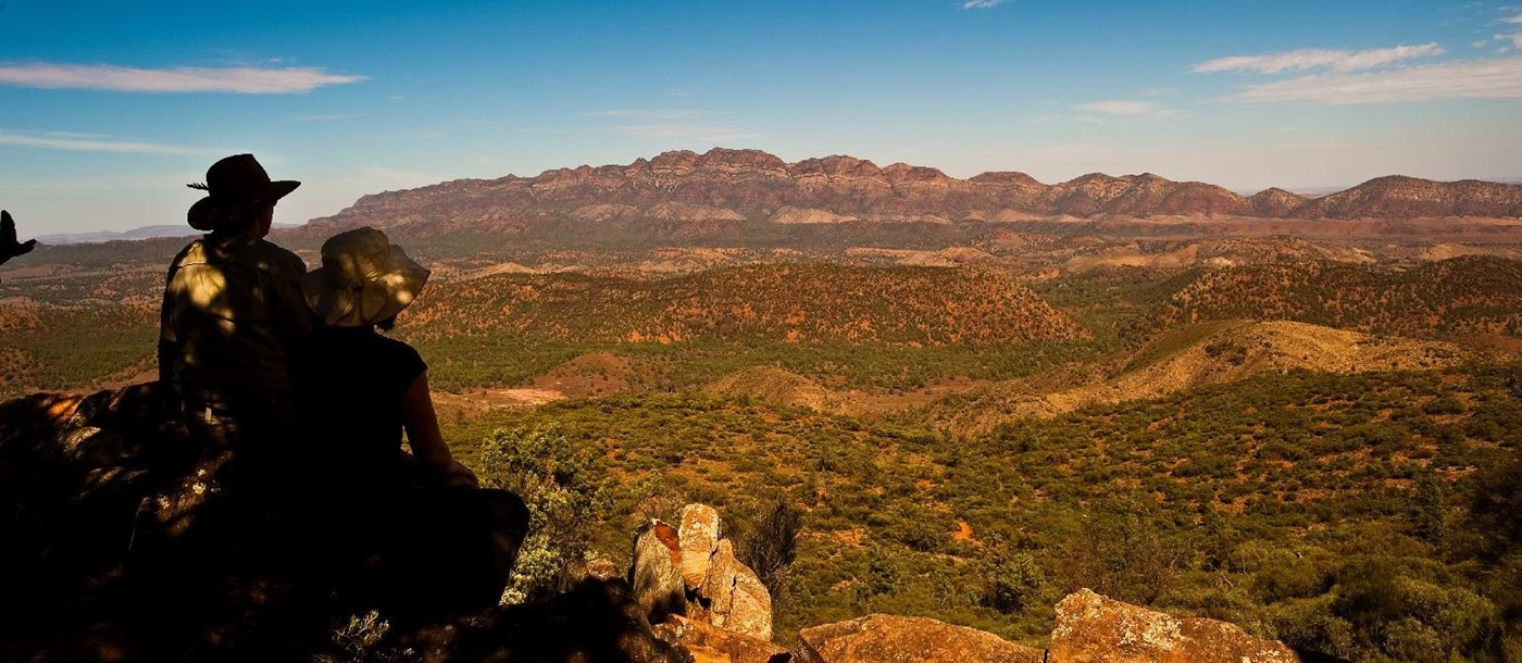Spectacular clifftop views near the Arkaba Homestead in Australia