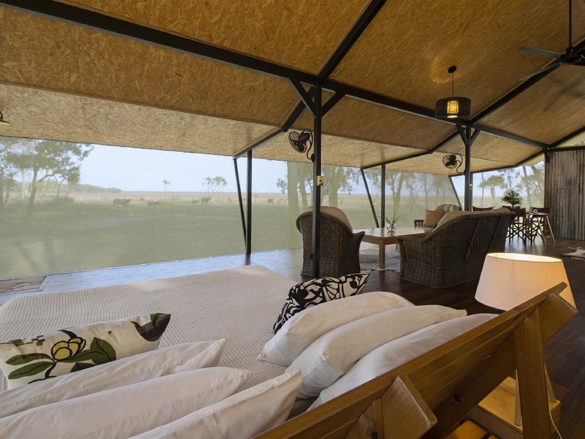 A Kingfisher Suite at Bamurru Plains in Northern Australia