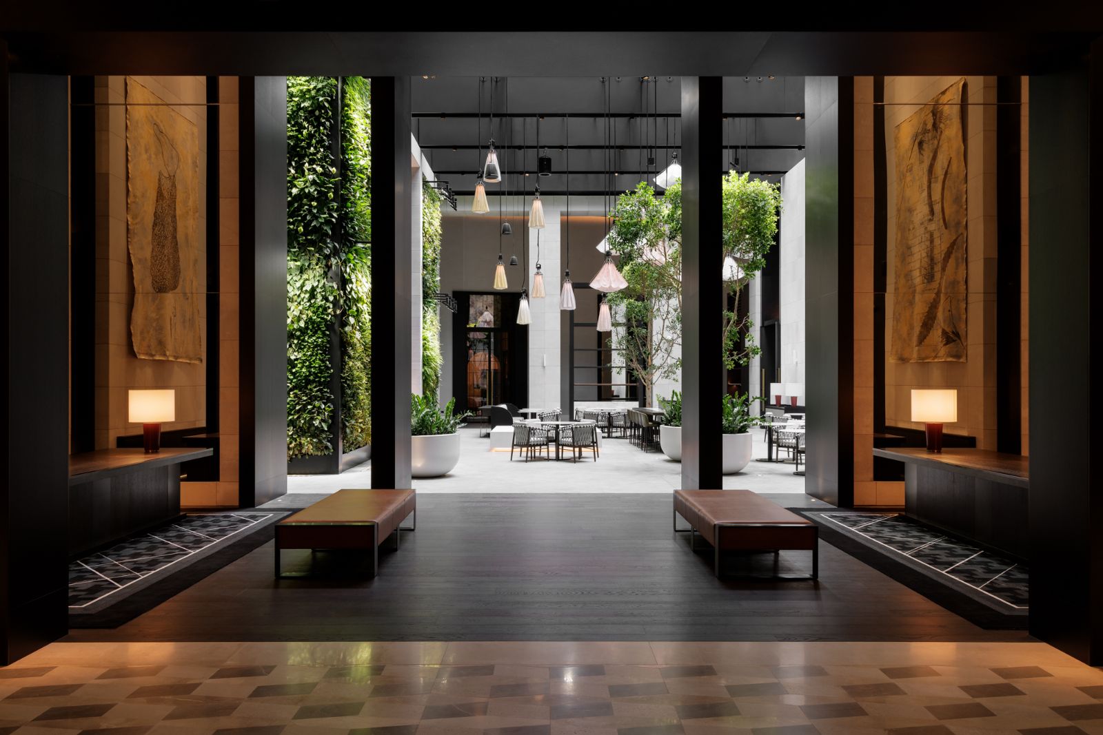 Interior of Capella Sydney hotel in Australia