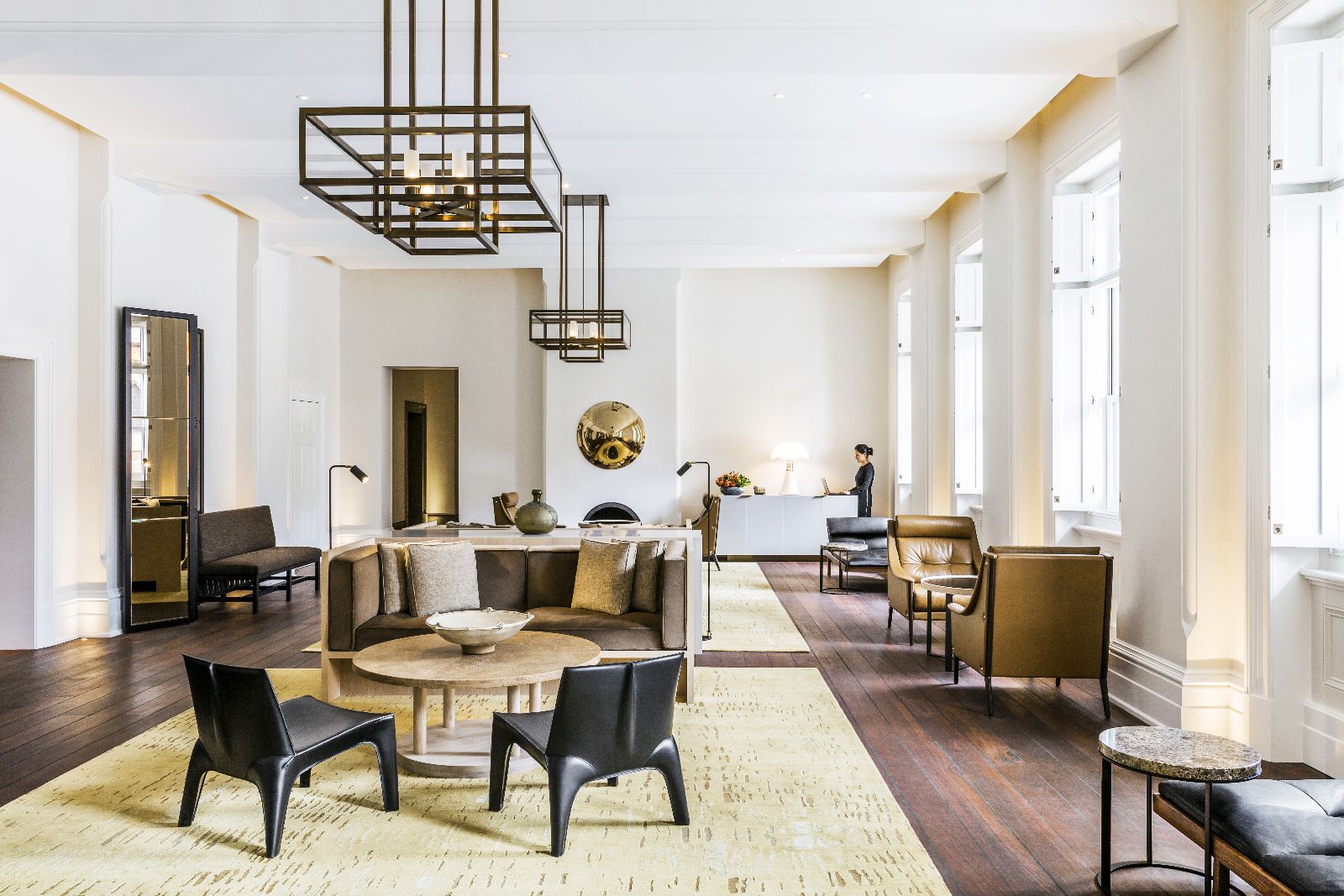 Lobby of COMO The Treasury hotel in Perth Australia