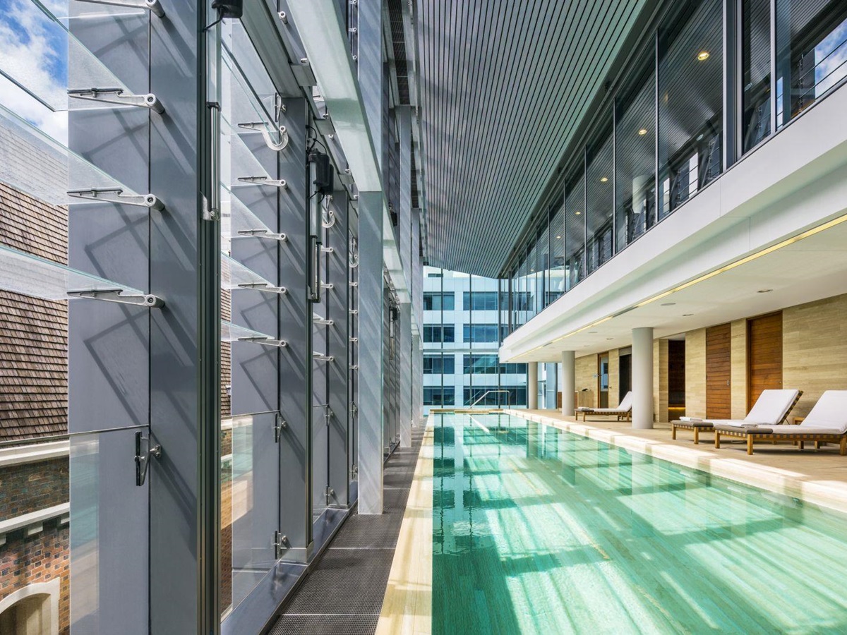 The pool at The Treasury in Perth