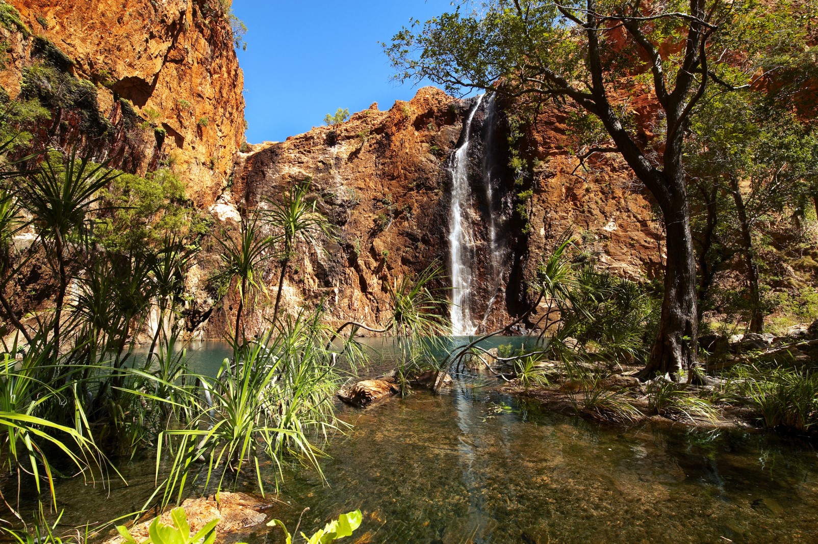 Exploring Miri Miri Falls from El Questro Homestead