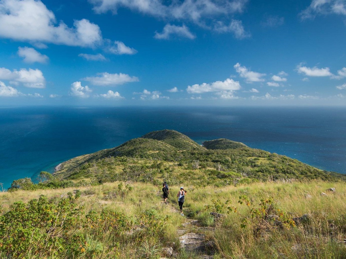 Scenic hiking from Lizard Island Resort on Australia's Great Barrier Reef