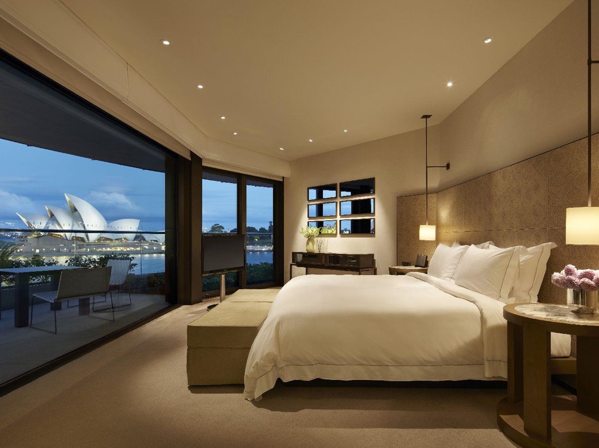 Opera House view from a suite at the Park Hyatt Sydney