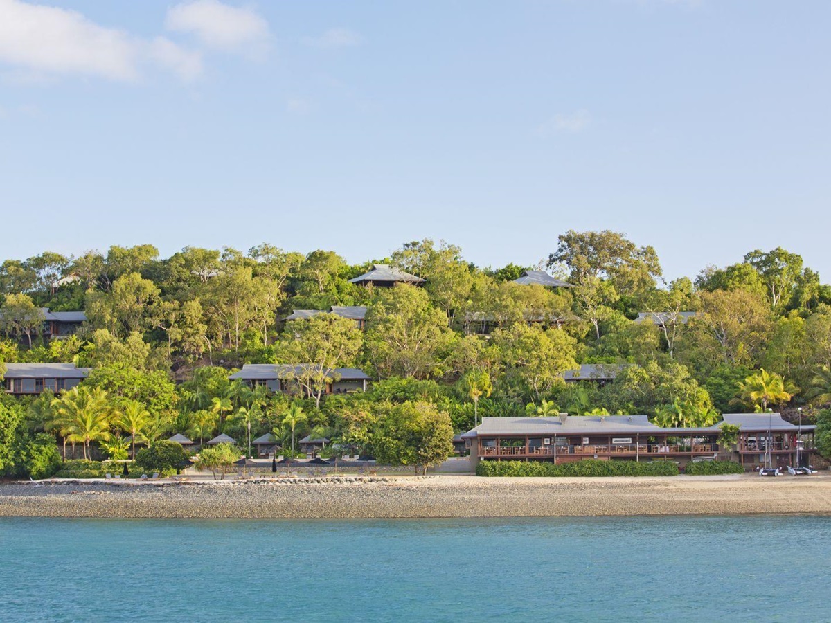 Hotel view at Qualia, Great Barrier Reef in Australia