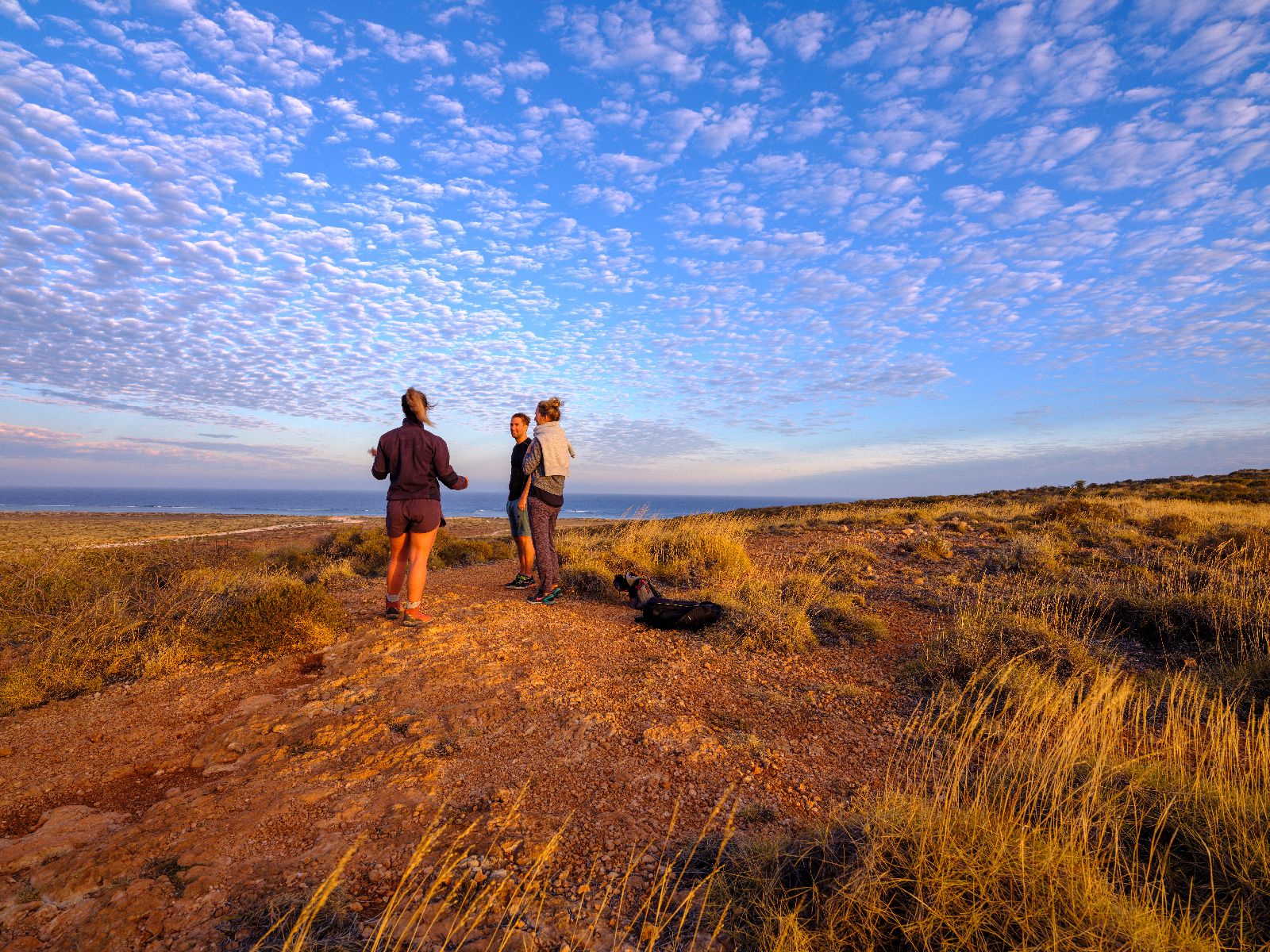 Guided hiking from at Sal Salis luxury camp in Western Australia