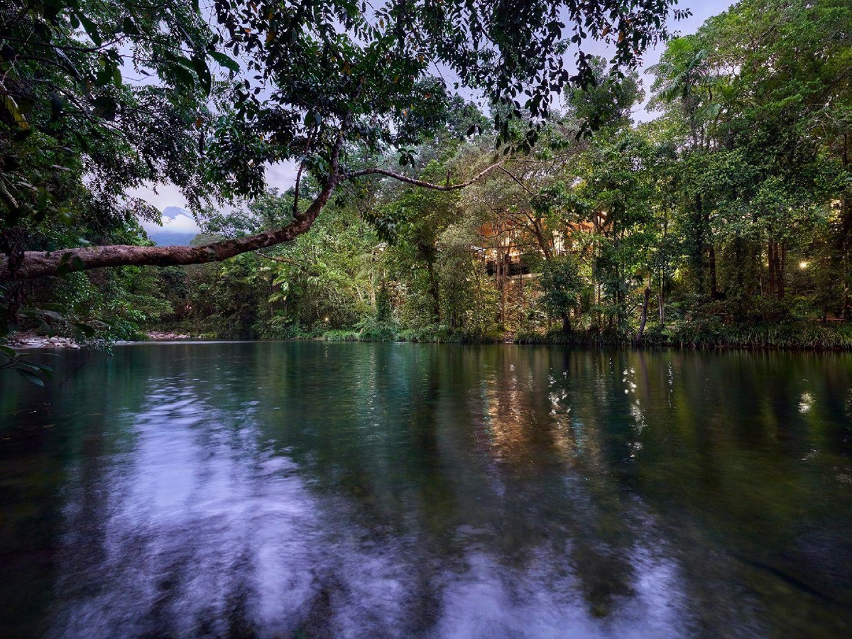 Silky Oaks lodge on the banks of the Mossman River in the Daintree Australia