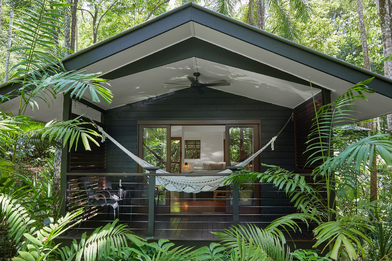 The Rainforest Retreat treehouse at Silky Oaks Daintree Australia
