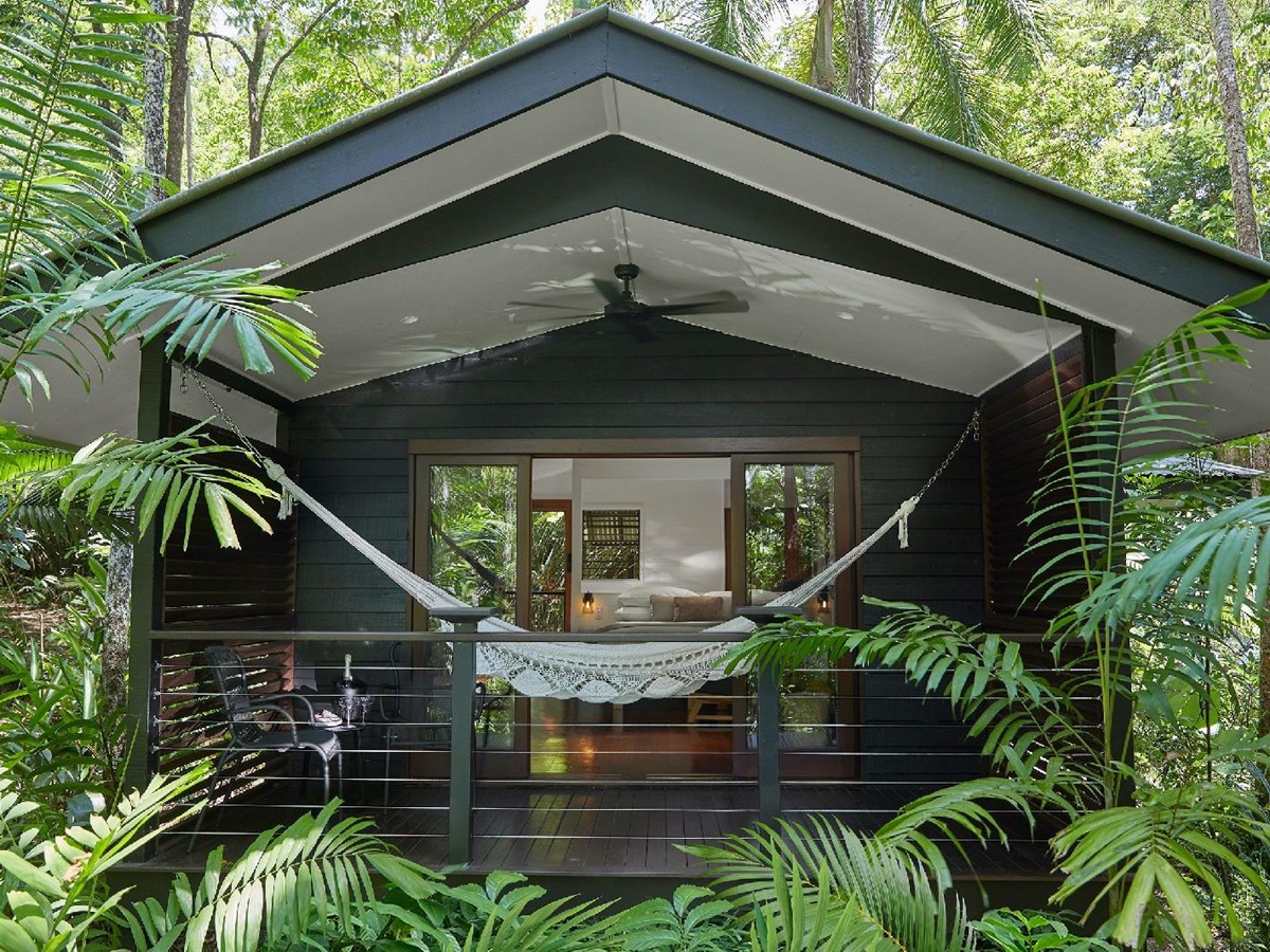 The Rainforest Retreat treehouse at Silky Oaks Daintree Australia