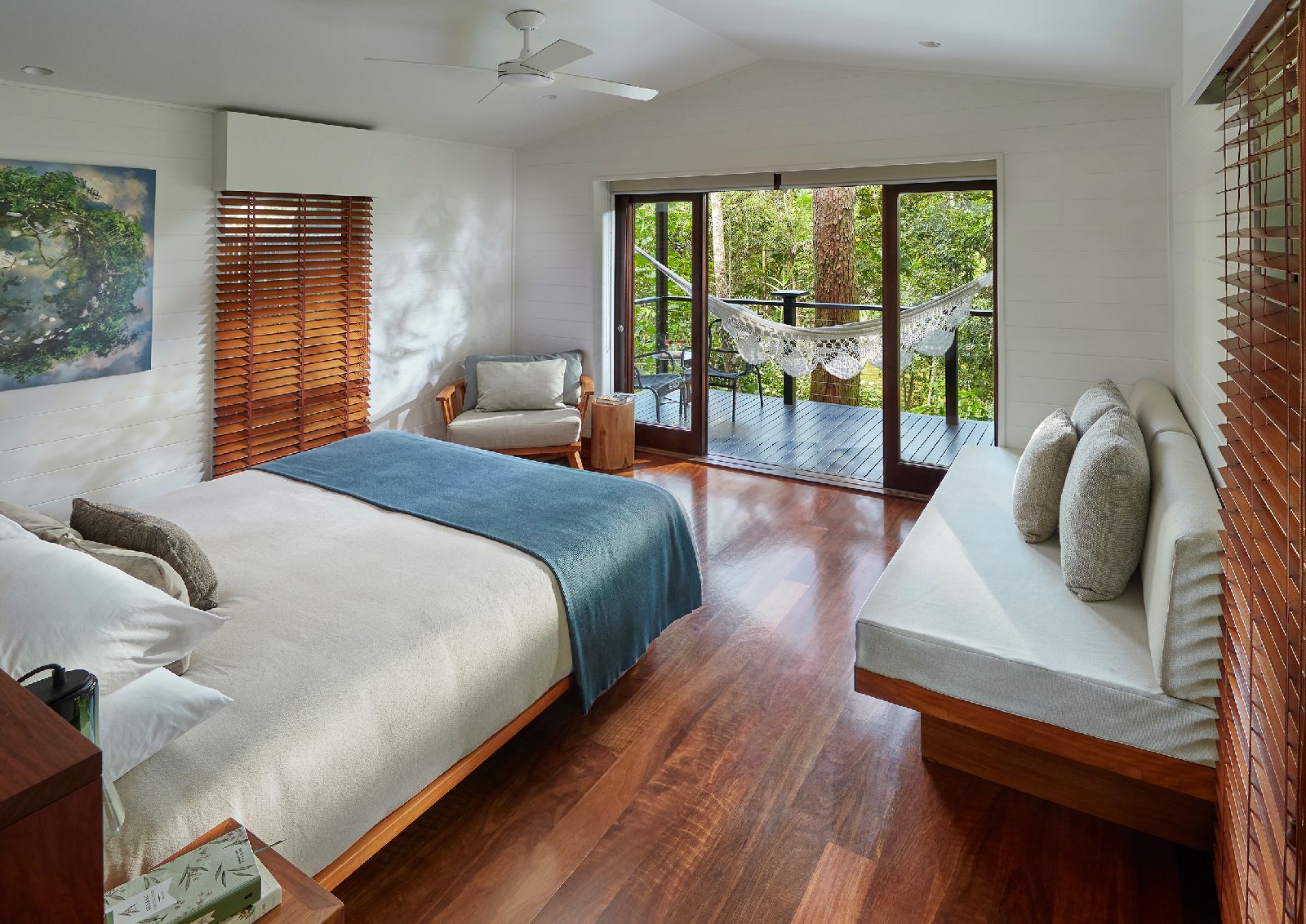Interiors of a Riverhouse Suite at Silky Oaks Daintree Australia