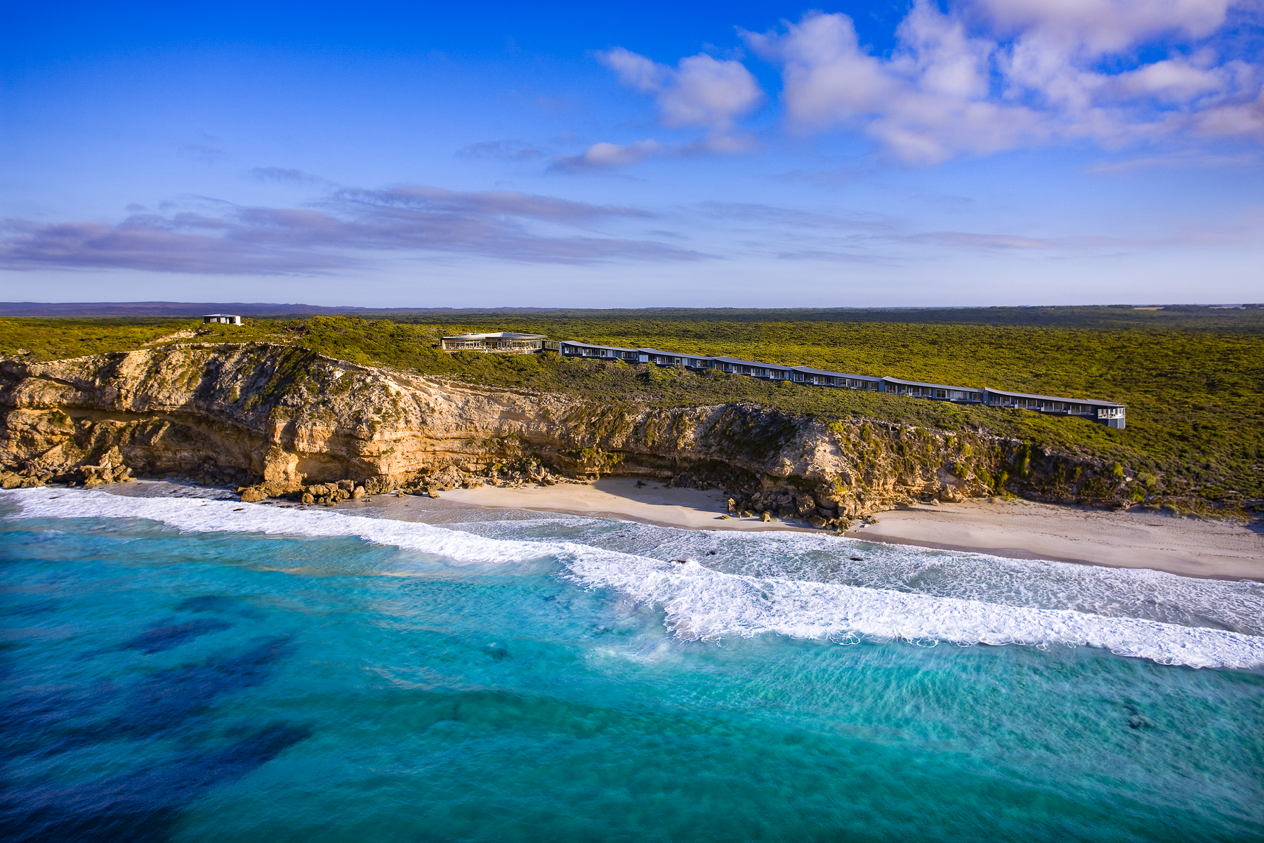 Aerial view of Southern Ocean Lodge