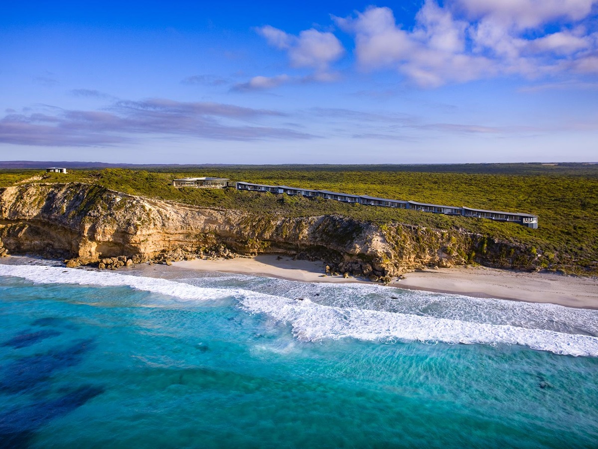 Aerial view of Southern Ocean Lodge