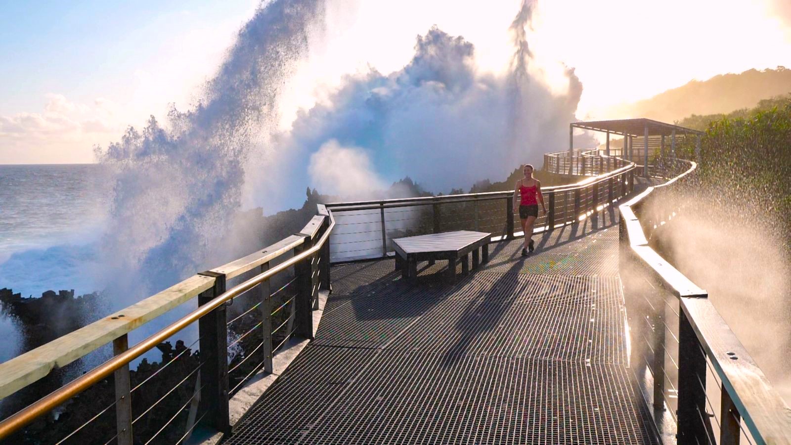 Blowholes on Christmas Island