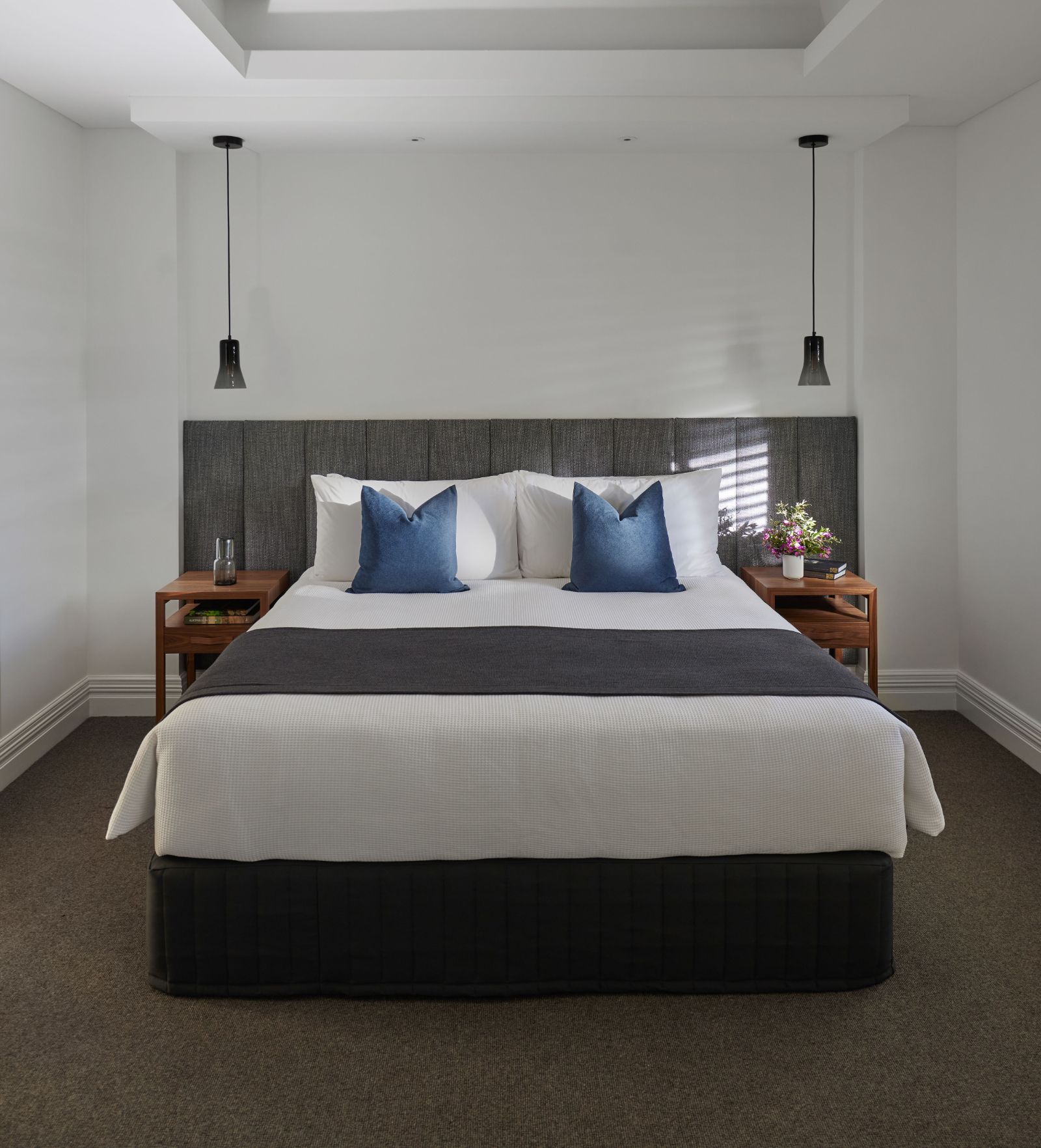Maranange Suite bedroom at The Louise Lodge in Australia
