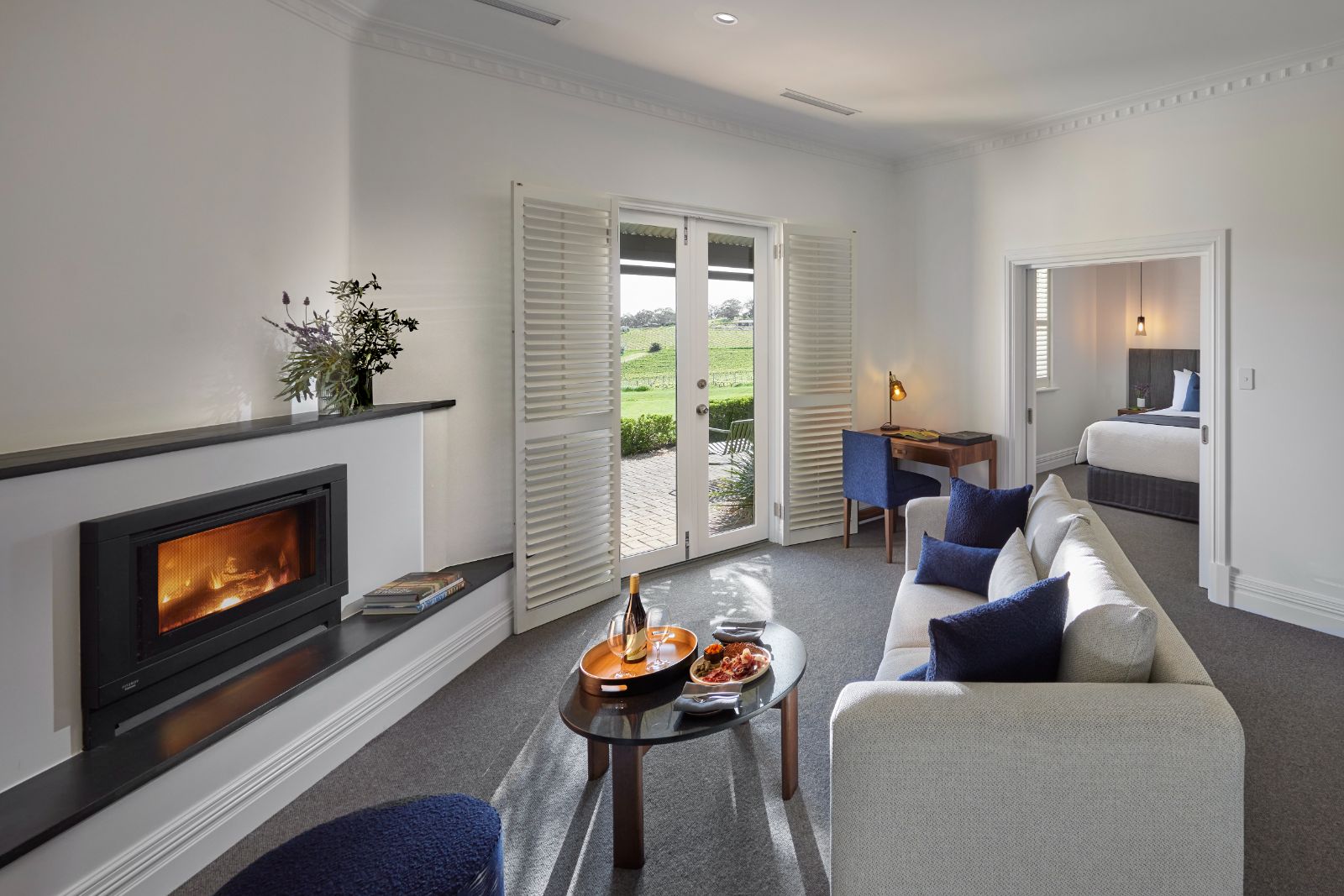 Maranange suite lounge at The Louise Lodge in Australia