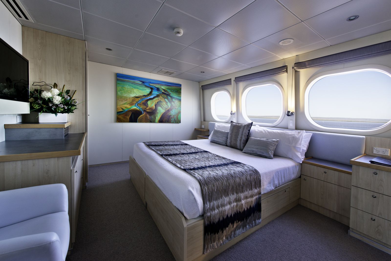 Explorer Class cabin on baord True North, Australia
