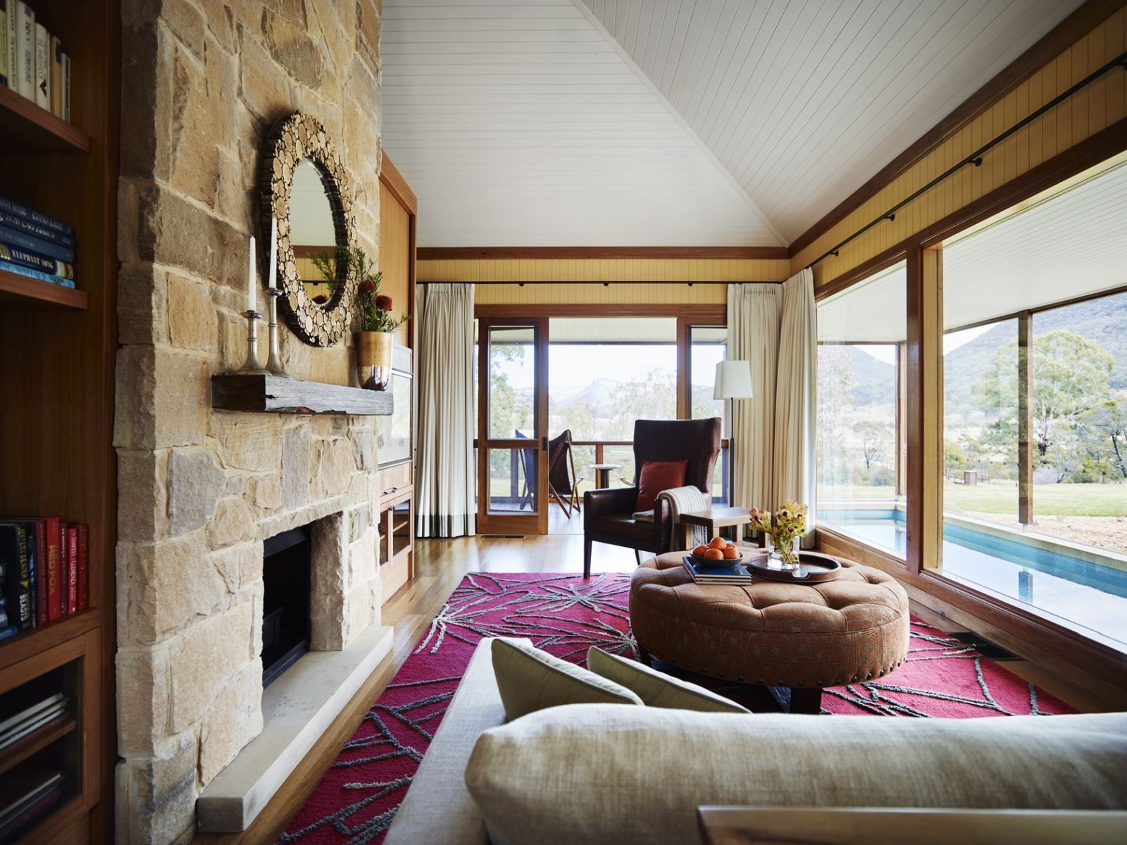 Heritage Villa Living Room at Wolgan Valley in Australia