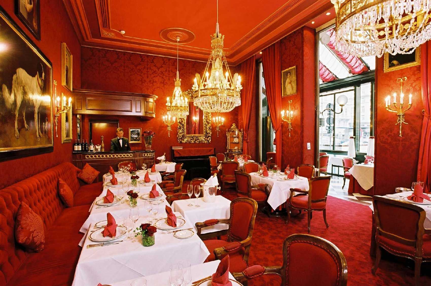 Restaurant at Hotel Sacher Wien in Austria