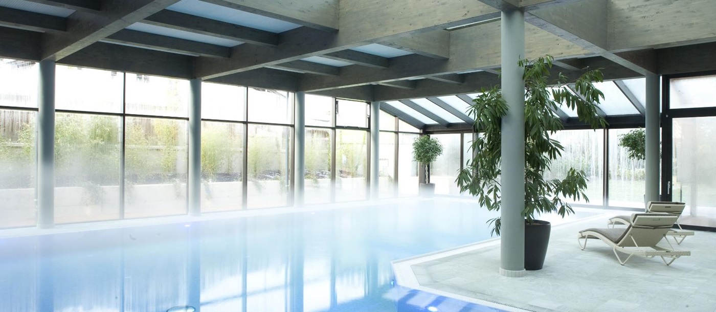 Indoor swimming pool of Parkhotel Igls, Austria