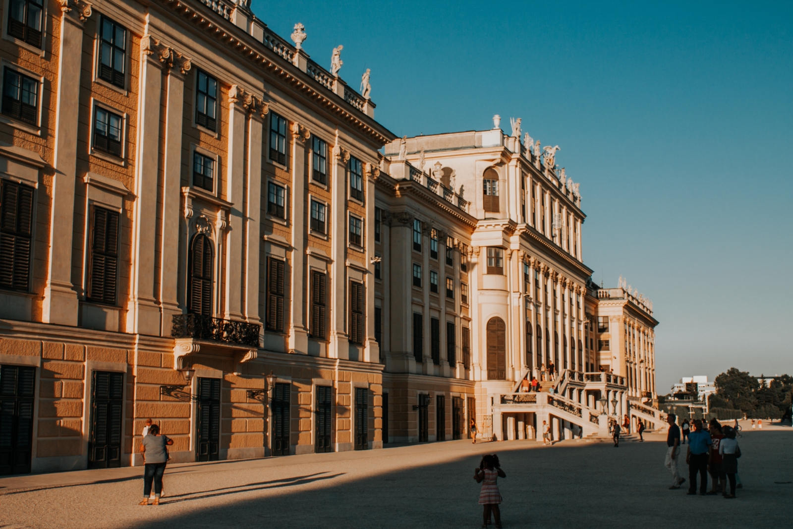 Schonbrunn Palace in Vienna, Austria