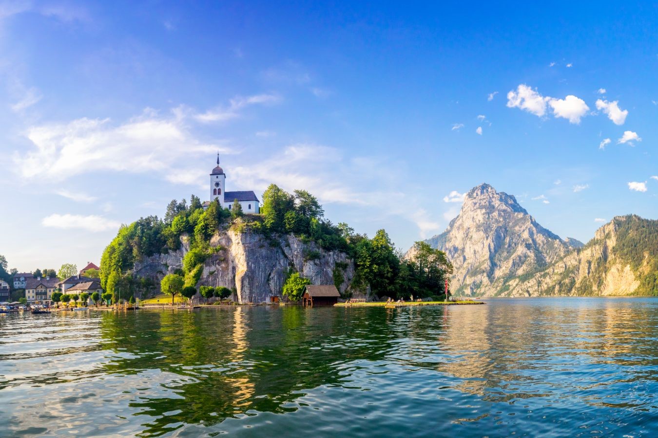 A lake in Salzkammergut, Austria